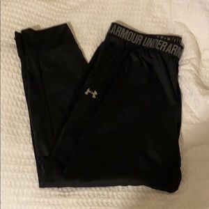 Under armour black joggers